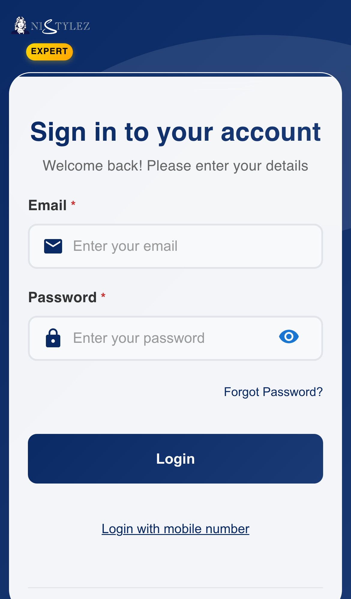 Expert login